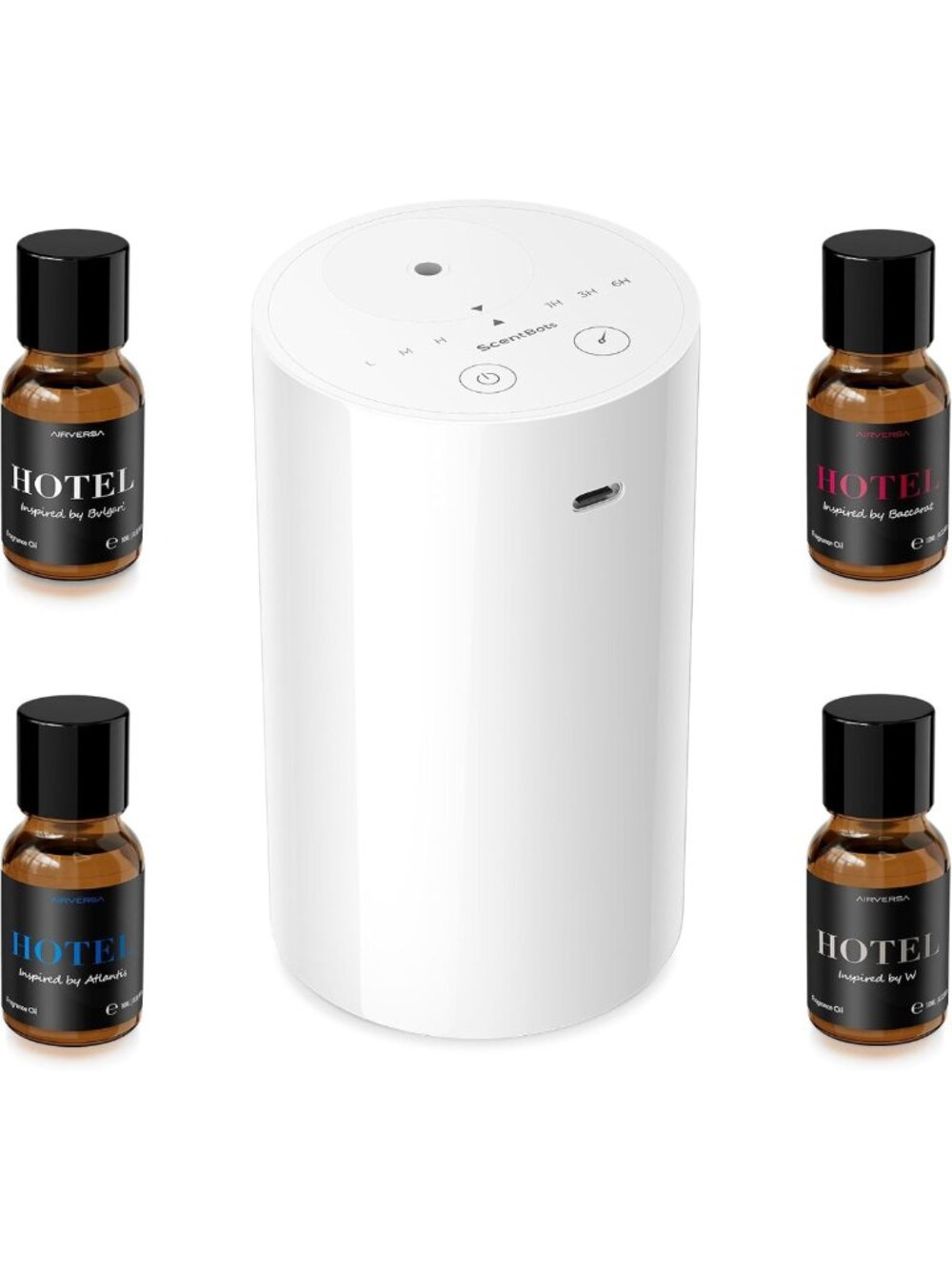 Waterless Essential Oil Diffuser Starter Kit - Aromatherapy, Home Fragrance